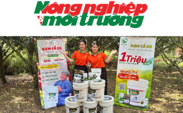 Đạm cá DS - Điểm sáng trong nông nghiệp hữu cơ bền vững