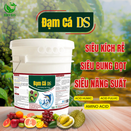 ĐẠM CÁ DS - Siêu dinh dưỡng cây trồng