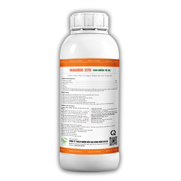 HỮU CƠ NHẬP KHẨU MADRID X70