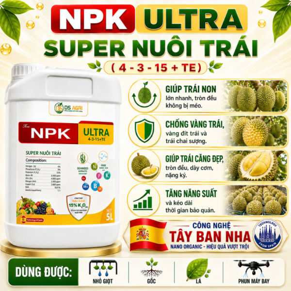 NPK ULTRA - SUPER NUÔI TRÁI